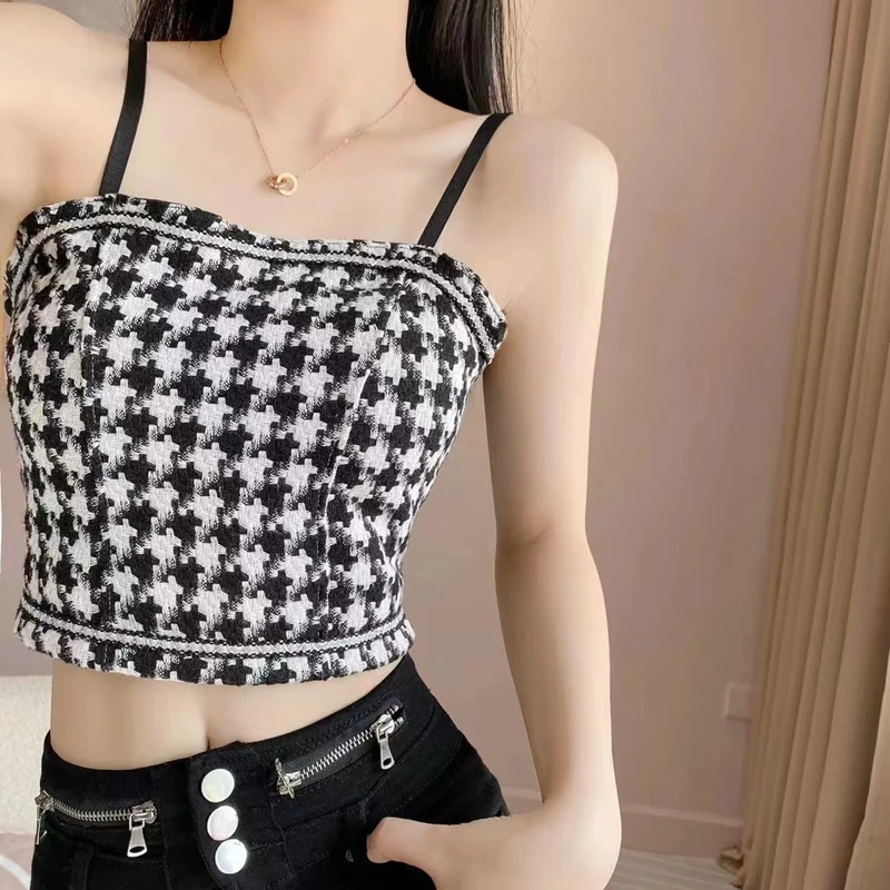 

Y2k Tube Tops Women Corset Top Korean Fashion Crop Top Printed Camis Streetwear Sexy Tank Top 2023 Summer Streetwear