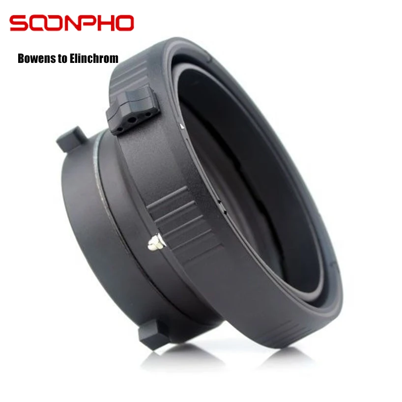 

soonpho Bowens to Elinchrom Interchangeable Mount Ring Adapter for Studio Flash Strobe