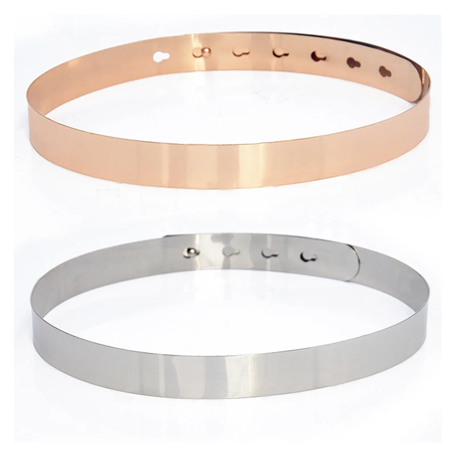 

Beach Belt Women Skinny Metal Belts Women Slim Fit Metal Chain Belts Gold Silver Thin Stretch Metal Beach Belt Leather Casual