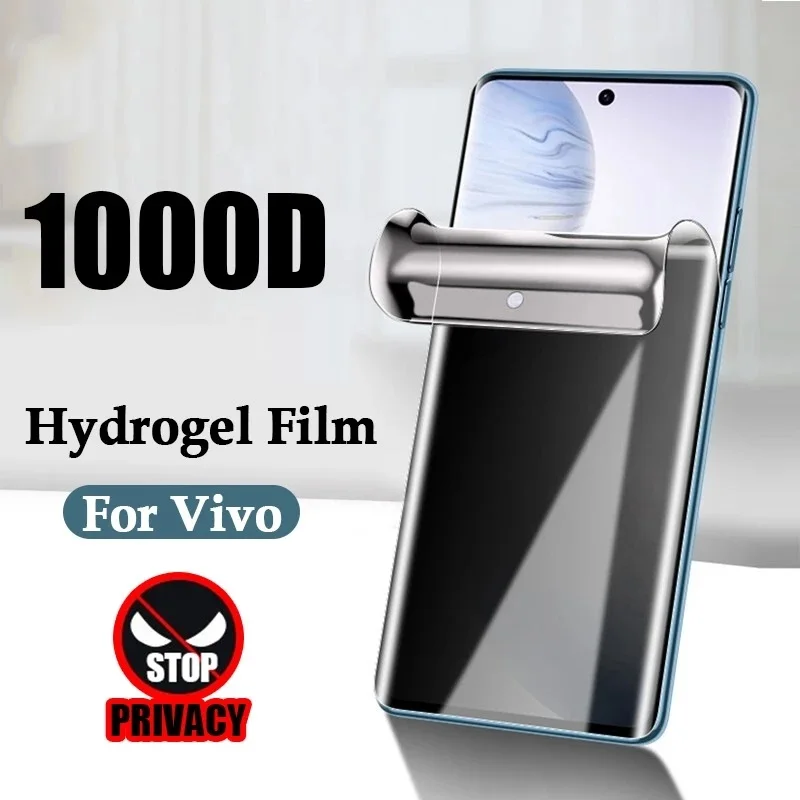 

Full Cover Anti Spy Hydrogel Film for VIVO X50 X60 X70 Pro Plus iQoo 5 8 Pro S10 S12 Pro Nex 3 3S Privacy Screen Protector Film