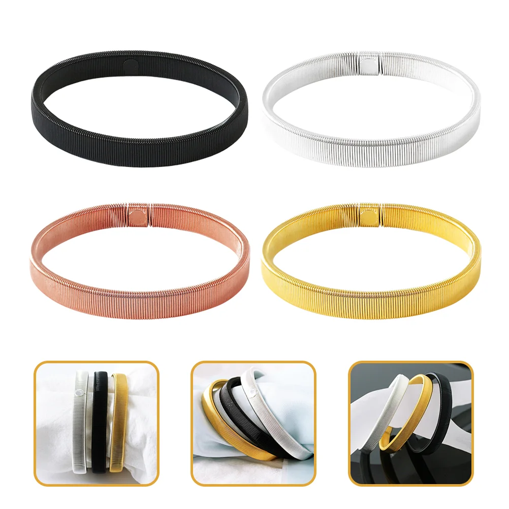

Sleeve Men Braceletjewelry Garters Metal Armbands Bangle Cuff Holdersshirthold Arm Bracelets Band Elastic Adjustable Armband