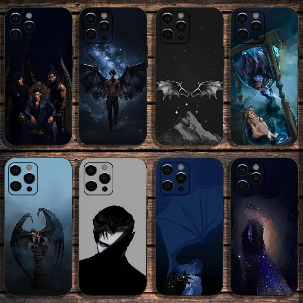 Фото Чехол для телефона Acotar Court M-Mist and Fury для Apple iPhone 15,14,13,12,11,Pro,X,XS,Max,XR,Plus, мягкий черный мини-Чехол №1