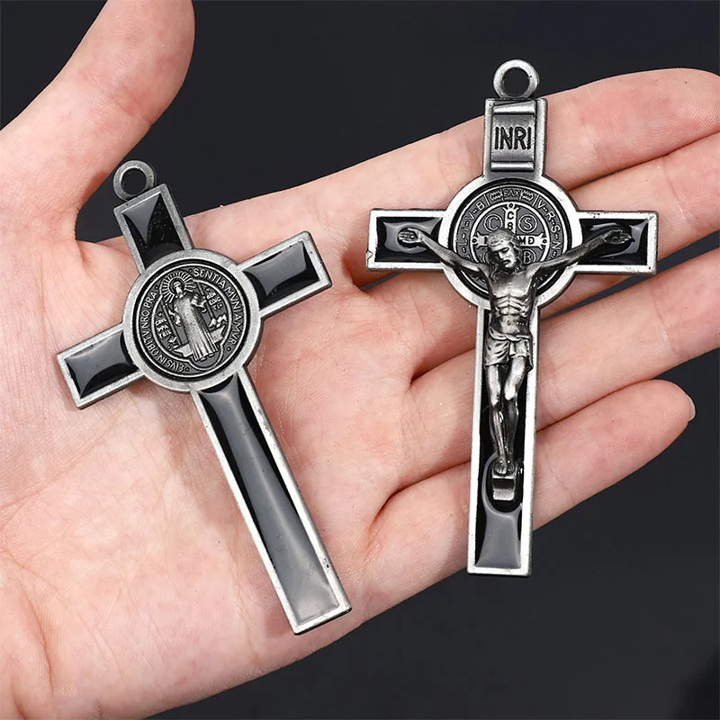 

Христианский металлический крест 75x43 мм