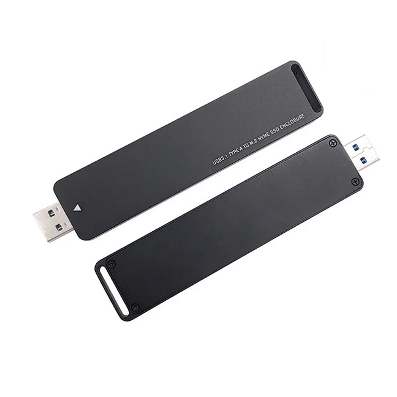 

NVME Case Enclosure M.2 SSD Case M.2 USB Adapter SSD M2 SSD BOX Enclosure USB 3.1 Type-A to PCI-E M.2 NVME Mobile Hard Disk Case