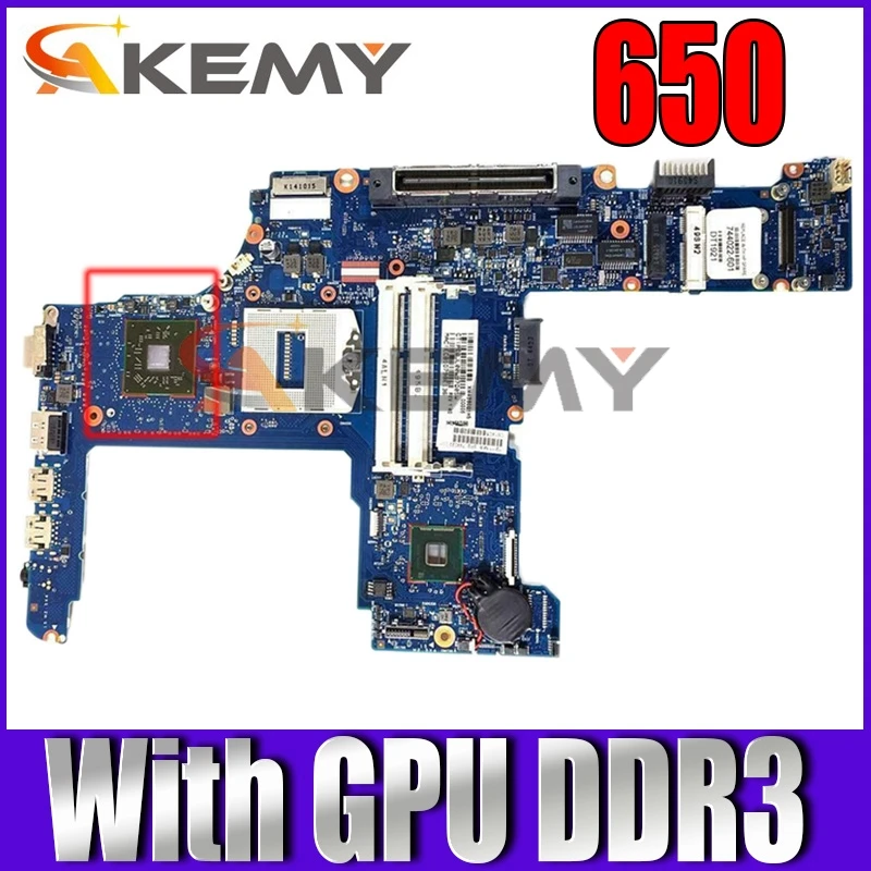 

FOR HP Probook 650 Laptop Motherboard 801634-001 801634-501 801634-601 W/ 216-0842121 GPU DDR3 SR17D 100% working