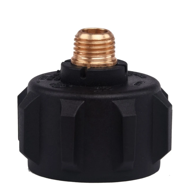 

Propane Adapter Gas Regulator Valve Fitting Adapter QCC1 Propane Adapter With Nut And 1/4 Inch Male Pipe Thread