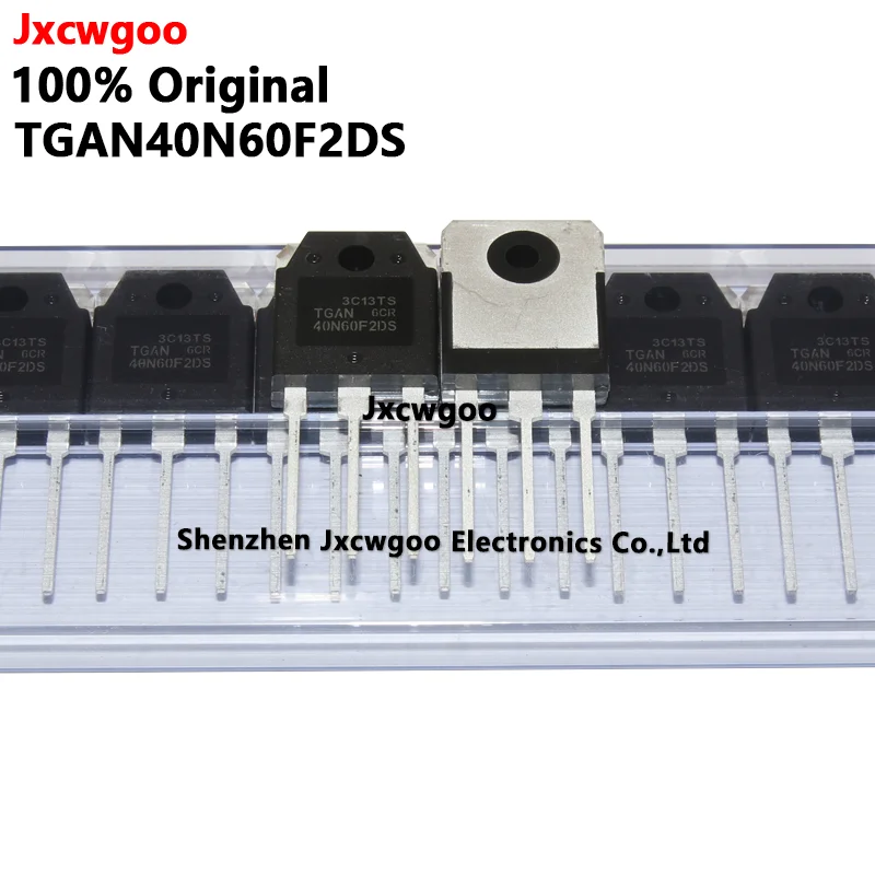 

Jxcwgoo 10pcs New IGBT TO-247 Original Imported TGAN40N60FD Tube 600V 40A Welder 100% Inverter TGAN40N60F2DS Power