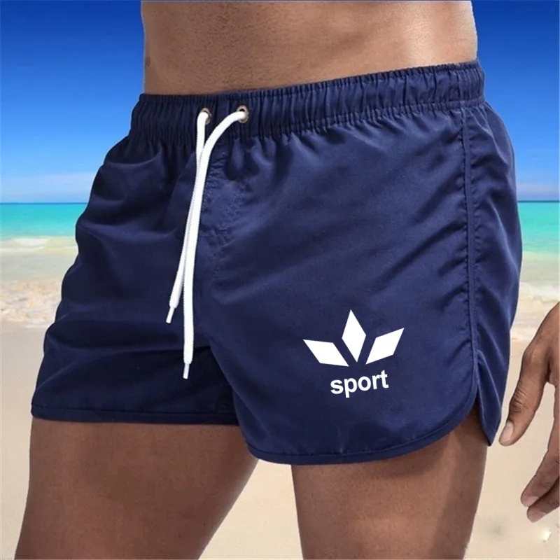 

Summer Beach Swimsuit Men's Quick-drying Swimwear Men Comfortable Breathable Swimwear Beach Shorts Sexy Brand Male Swimsuit