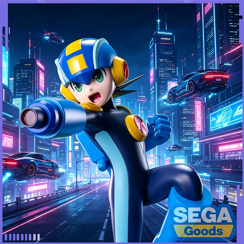 Фото Оригинальная фигурка SEGA Luminasta Mega Man Battle Network - MegaMan.EXE, аниме-модель, игрушка, подарок №1