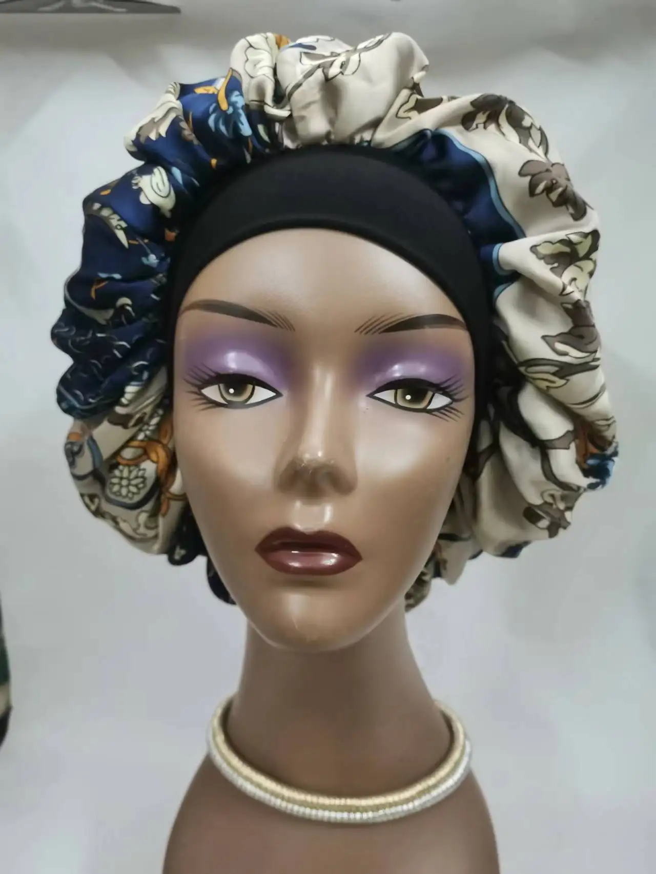 Женская Регулируемая Кепка для сна дизайнерские Чепчики и прочные сумки