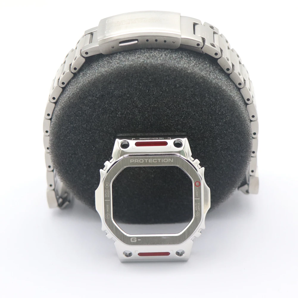 

Watch Band Strap For Casio G-SHOCK DW5600 DW5610 5600 5610 Metal Watchband Case Bezel Frame GW-M5610 GW-M5600 GWB5600HR DW5600E