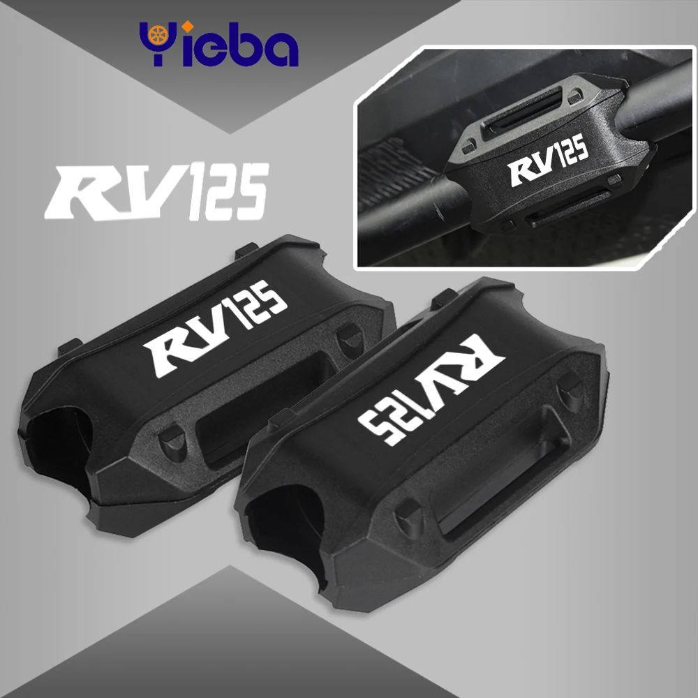 

Motorcycle Engine Crash bar Protection Bumper Decorative Guard Block For Suzuki RV125 R V125 20 2011 2012 2013 2014 2015 2016