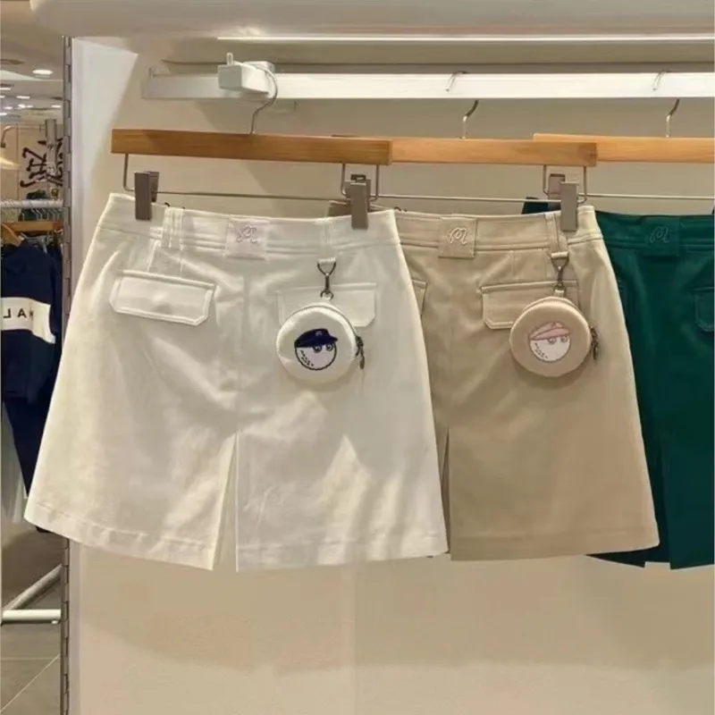 【 Presale 】Women's Classic 5-Pocket Denim Skirt With small ball bag