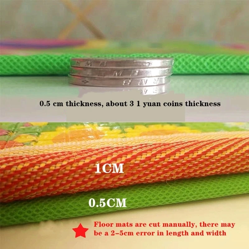 Новинка игровой коврик для детей Hicken 1 см мягкий напольный Детский ковер