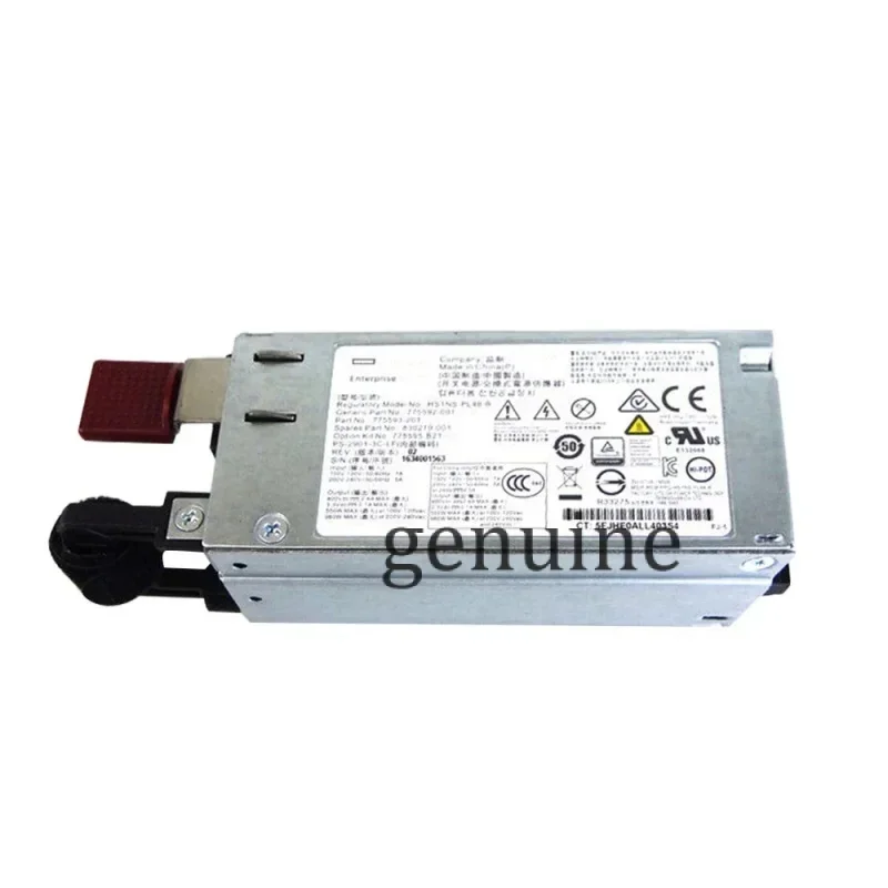 Оригинальный блок питания HP DL20 160 G9 900 Вт 775595 -B21 775592 -001 775593 -002 830219 HSTNS-PL48 B 100%