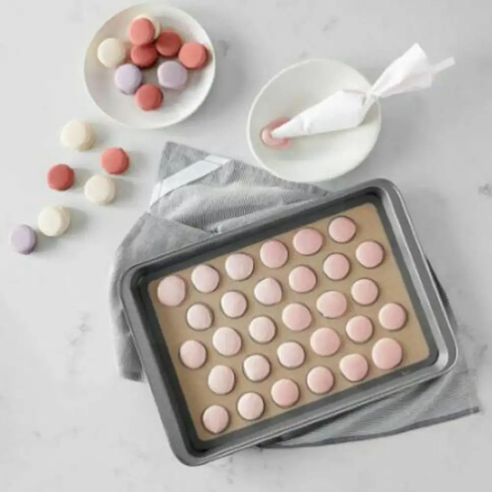 

1PC Professional Silicone Baking Mat Non Stick Silicon Pastry And Macaroon Tool Pans Liner Rolling Bake Cookie Cooking S5H4