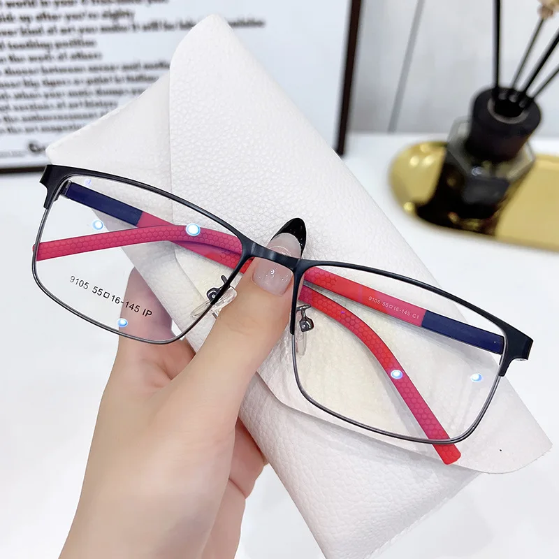 Квадратные металлические очки UVLAIK женские с защитой от синего света