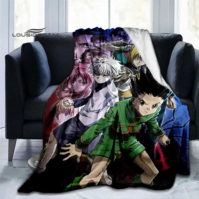 Охотничье аниме одеяло модное мультяшное мягкое фланелевое 3D печать покрывало