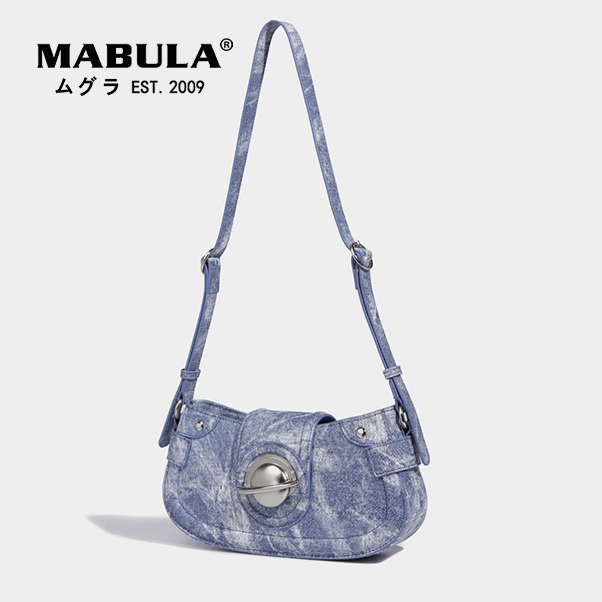 

Женская сумка через плечо MABULA, сумка через плечо из искусственной кожи, сумка через плечо в стиле панк, ретро, маленькая сумочка-клатч