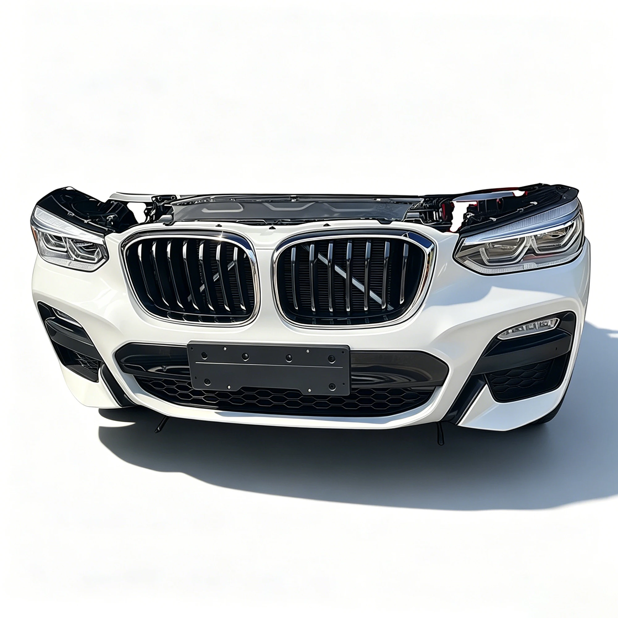 Фото Высококачественный передний бампер в сборе для BMW X3 G01 LCI XDrive25i XDrive28i XDrive30i M Sport 2018-2021 годов, идеальная совместимость №4