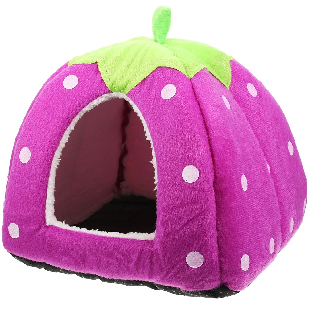 

Tent Cartoon Hamster House Small Animal Nest Pet Bed Household Rat Cloth Decorative