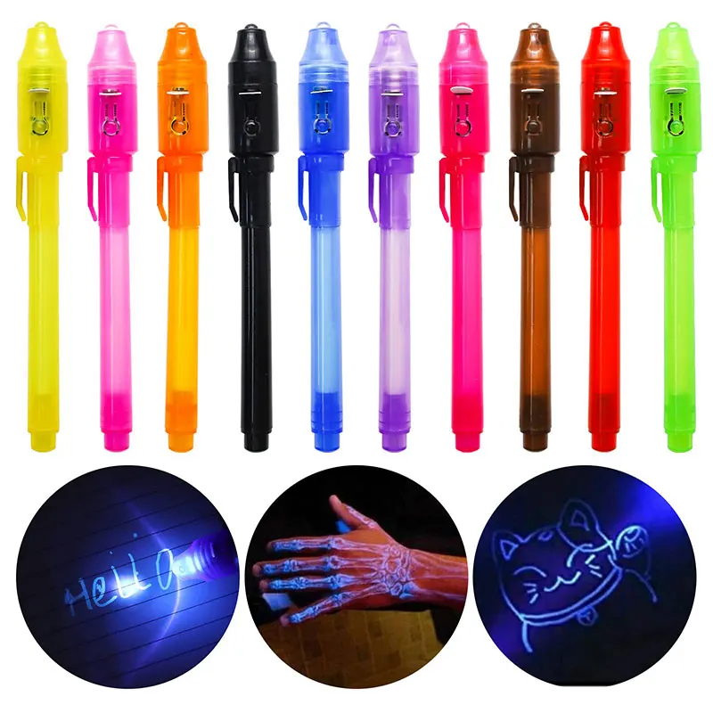 

28Pcs Invisible Ink Pens with Light Pen Marker Kid Pens for Secret Message Fun Activity