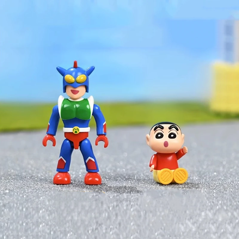 Новый конструктор Keeppley Crayon Shin-chan экшн-Камен космический корабль Сборная модель