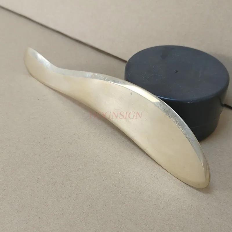 Скребковая доска Gua sha из чистой меди салон красоты лица специальная массажная