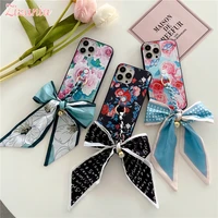 the new butterfly knot phone cases for iphone 13 12 mini 11 pro xs max x xr 8 7 6 6s plus fashion flowers pattern phone cover