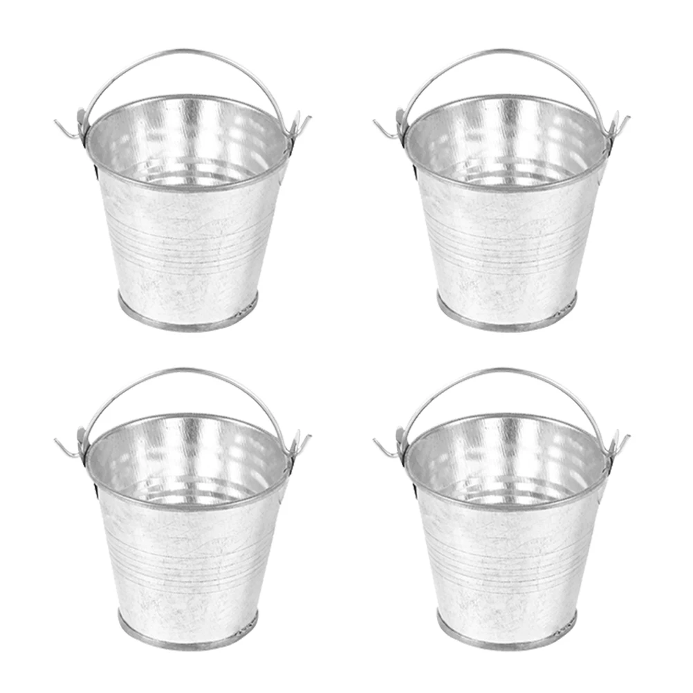 

Mini Buckets Metal Flower Bucket Pot Small Pails Iron Planter Party Tin Planters Holder Galvanized Plant Favors Pots Hanging