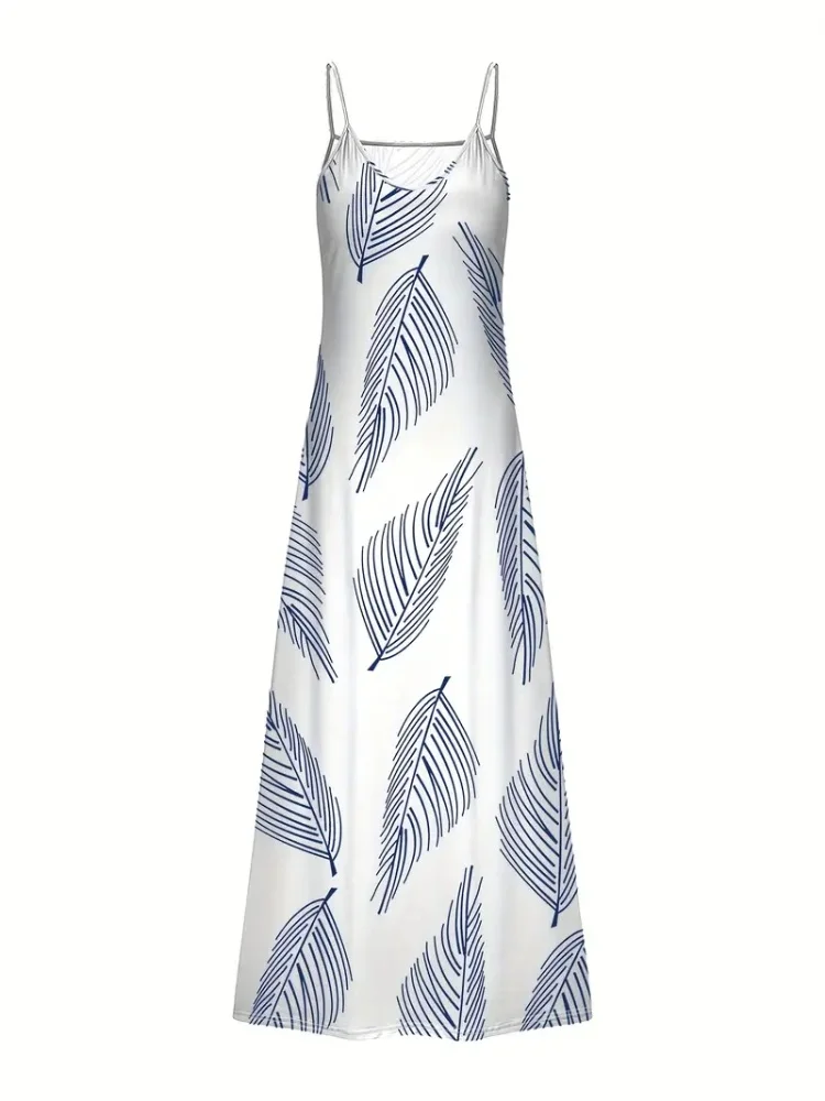 Женские модные летние платья удобные дышащие длинные женские уличные с