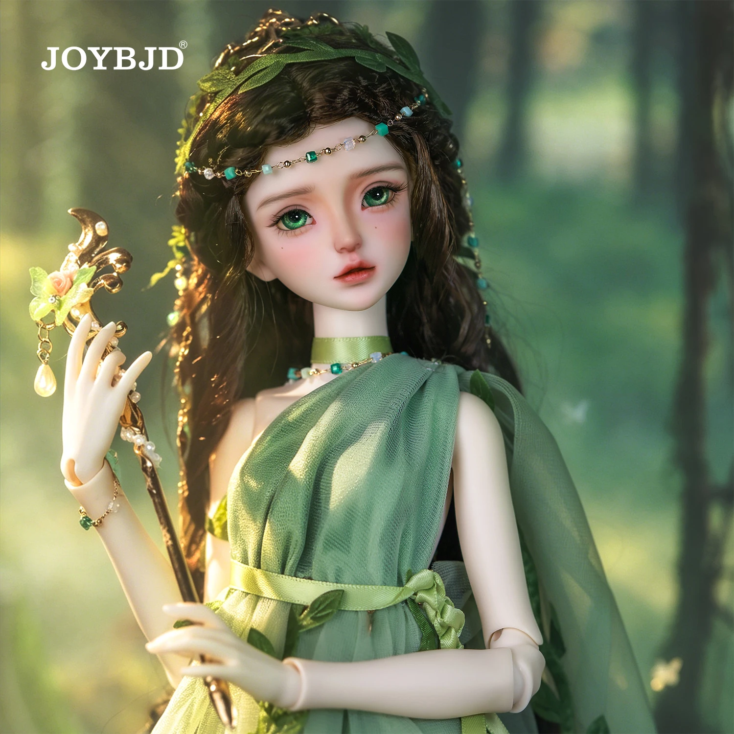 Фото Кукла BJD Fantasy Angel 1/4 Cali Full Set E в стиле лесного эльфа с телом Muxi, шарнирная кукла из полимерной смолы №1