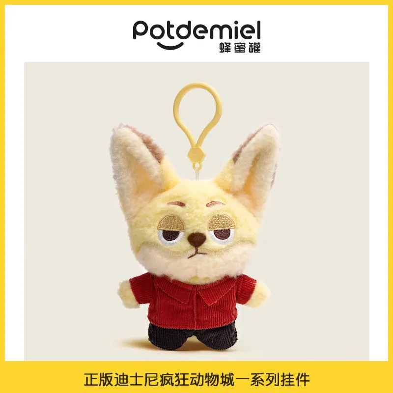 Фото Оригинальный плюшевый брелок Potdemiel Disney Zootopia Джуди, мягкая игрушка-подвеска Ник, украшение для сумки, подарок на день рождения, коллекционная игрушка №4