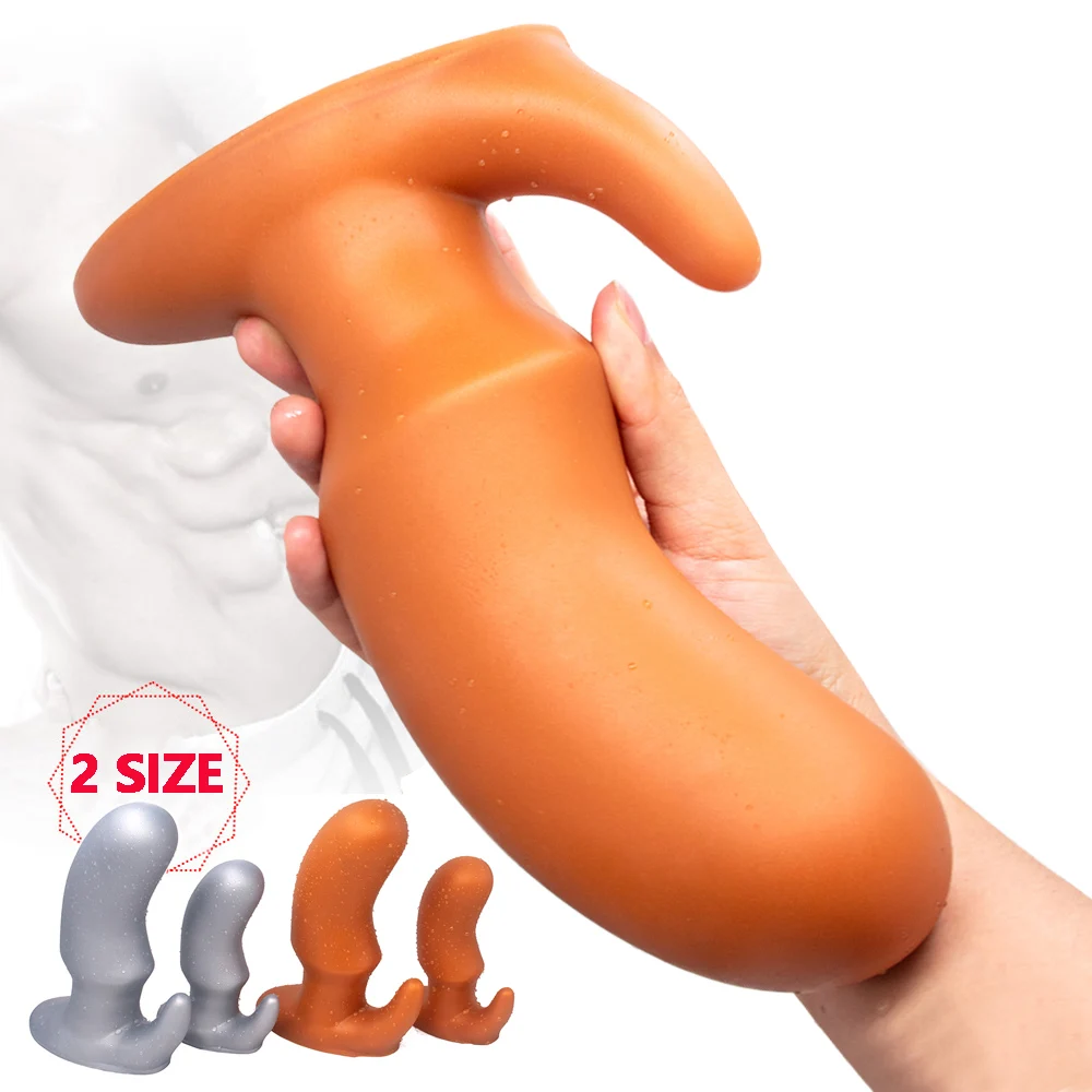 

Erotic Super Huge Anal Plug Dildo Sex-Toy For Woman Silicone Anus Dilator Prostate Massage Large Butt Plugs For Men Gay Sex Toy