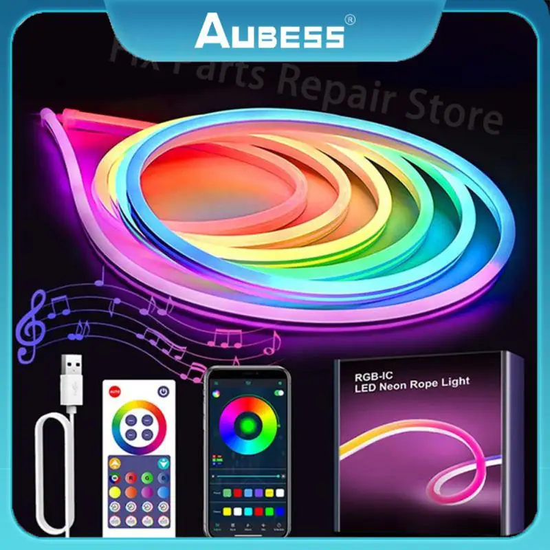 

Светодиодная лента RGB, 5 м, с поддержкой Alexa и Google Assistant