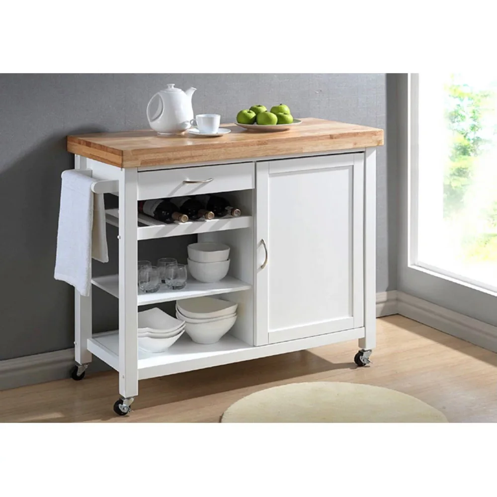 

Baxton Studio Denver Kitchen Cart