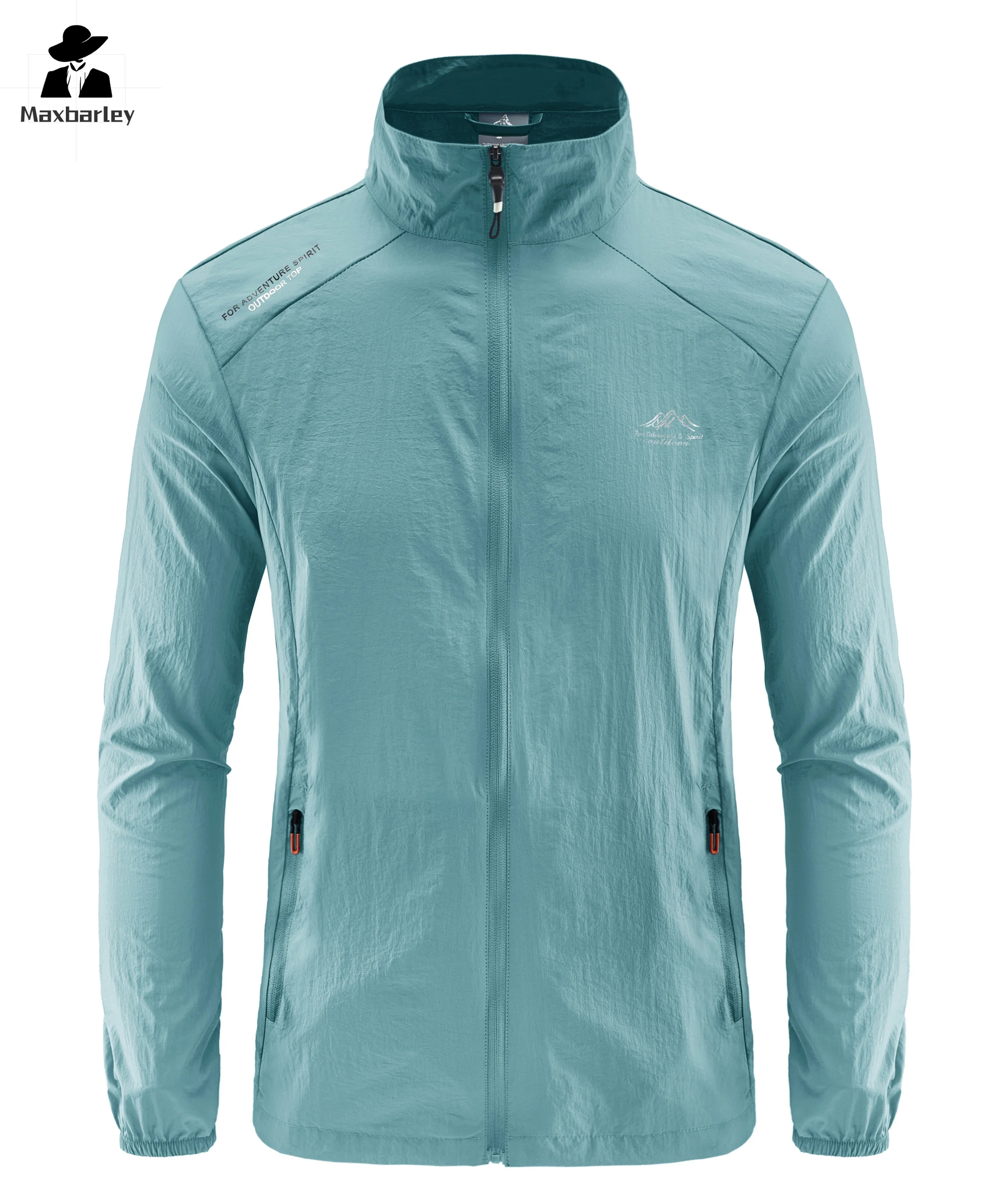 Мужская кожаная ветровка