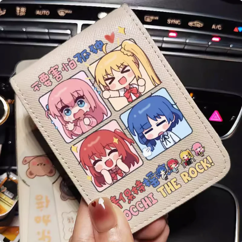 Аниме Bocchi The Rock! Модные кошельки Ijichi Nijika Yamada Ryo из искусственной кожи с мультяшным