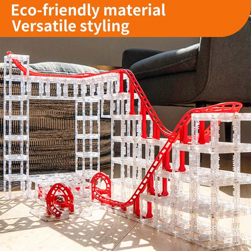 Кубики-подставки™Стартовый Магнитный мраморный строительный набор