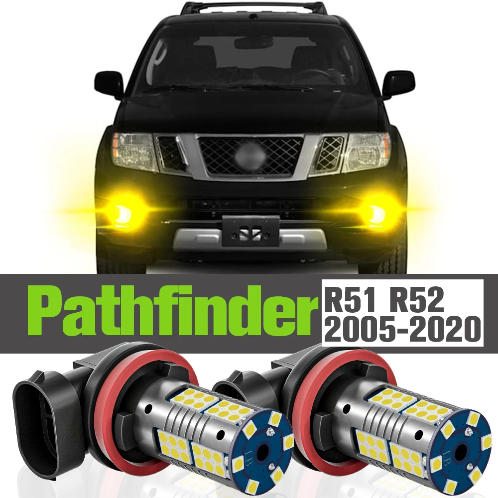 

2x LED Fog Light Accessories Lamp For Nissan Pathfinder R51 R52 2005-2020 2006 2010 2011 2012 2013 2014 2015 2016 2017 2018 2019