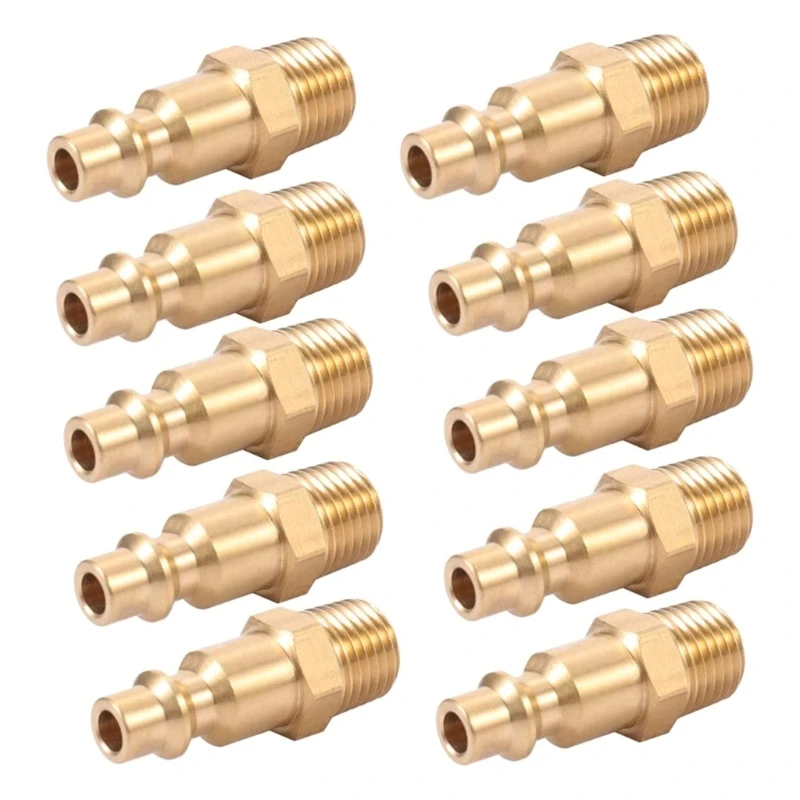 Fitting Male Brass Plug Connector Dropship