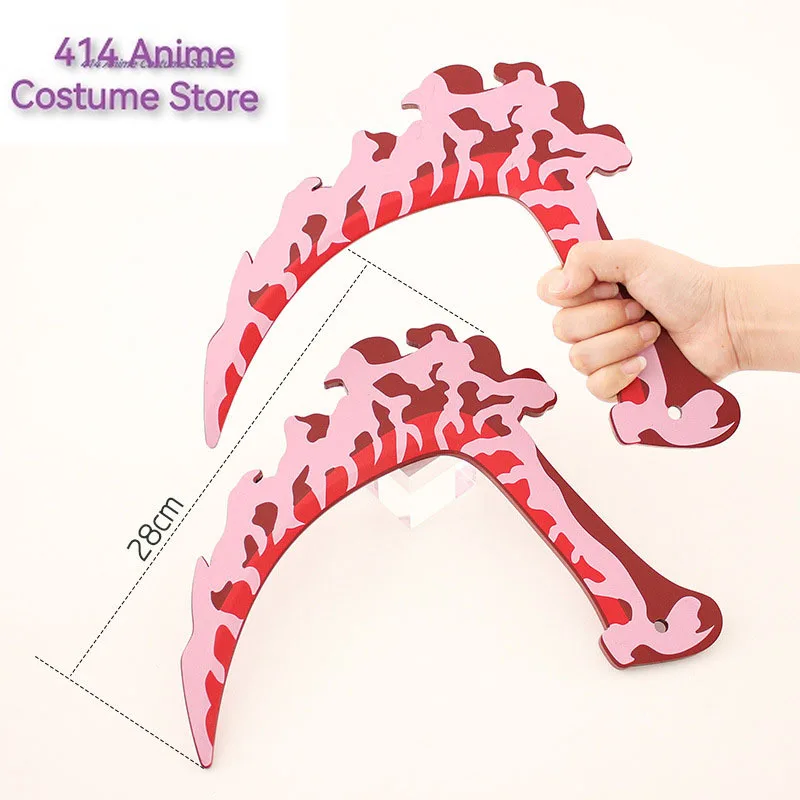 Костюм для косплея Gyutaro Shabana парик оружие татуировки наклейки Daki новое аниме Kimetsu