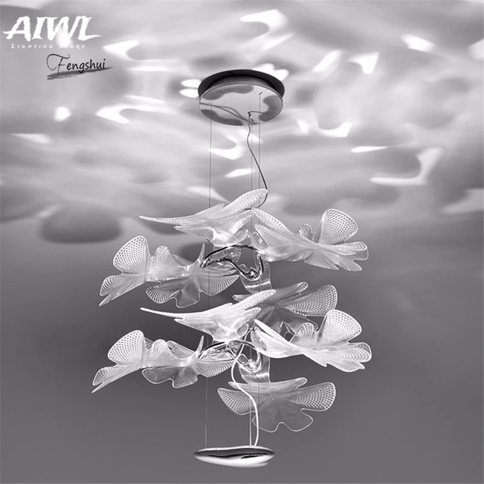 

Modern Decor Acrylic LED Chandelier Bedroom Living Room Dining Room Villa Indoor Lighting Hanging Lamp Decoration Light Fixtures
