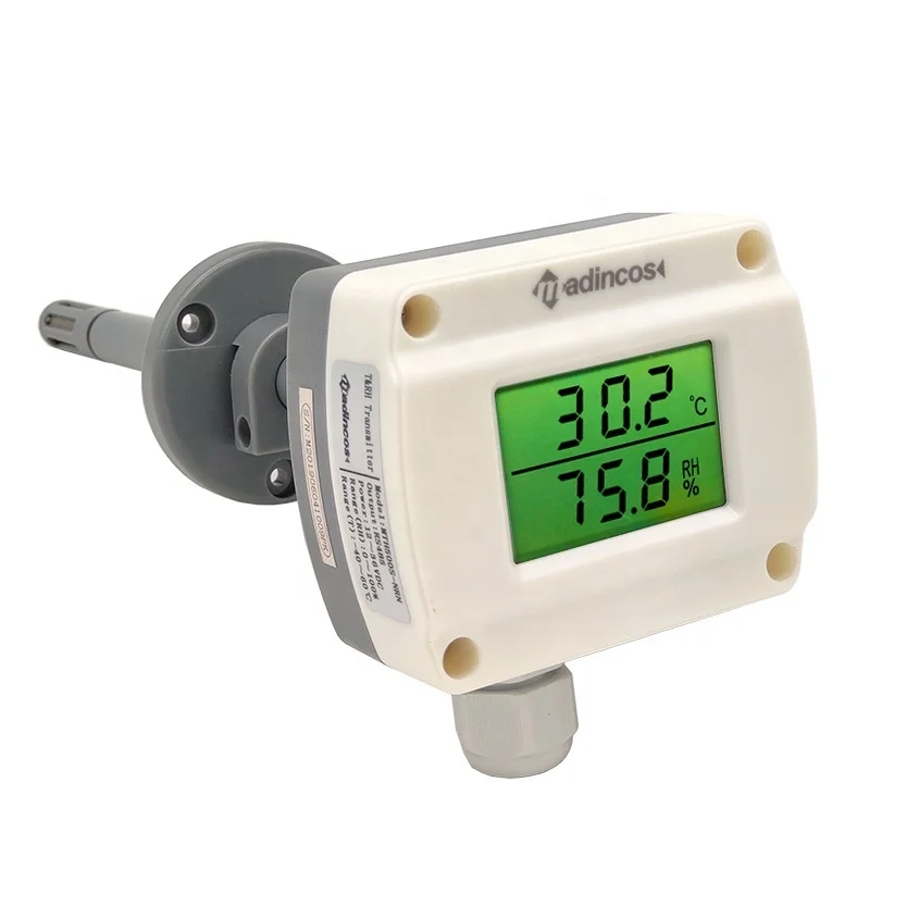 

MTH500S: 0.3% HVAC Air Duct 0-5V/0-10VDC/RS485/4-20mA Digital Temperature and Humidity Sensor Transmitter with LCD Display