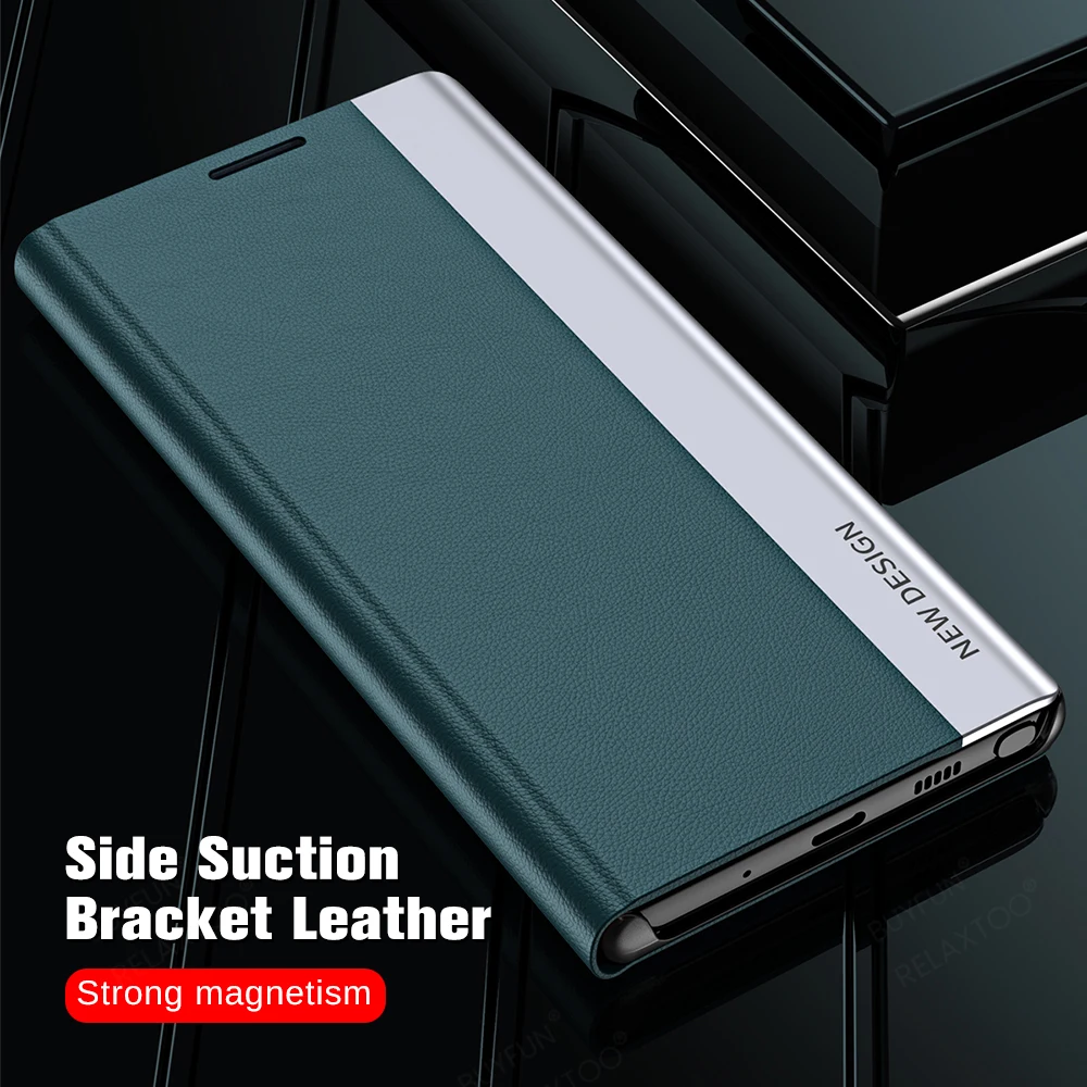 

Кожаный чехол-книжка для Samsung Galaxy S22 Sumsung S 22 Ultra Plus S22Ultra S22 + S22Plus