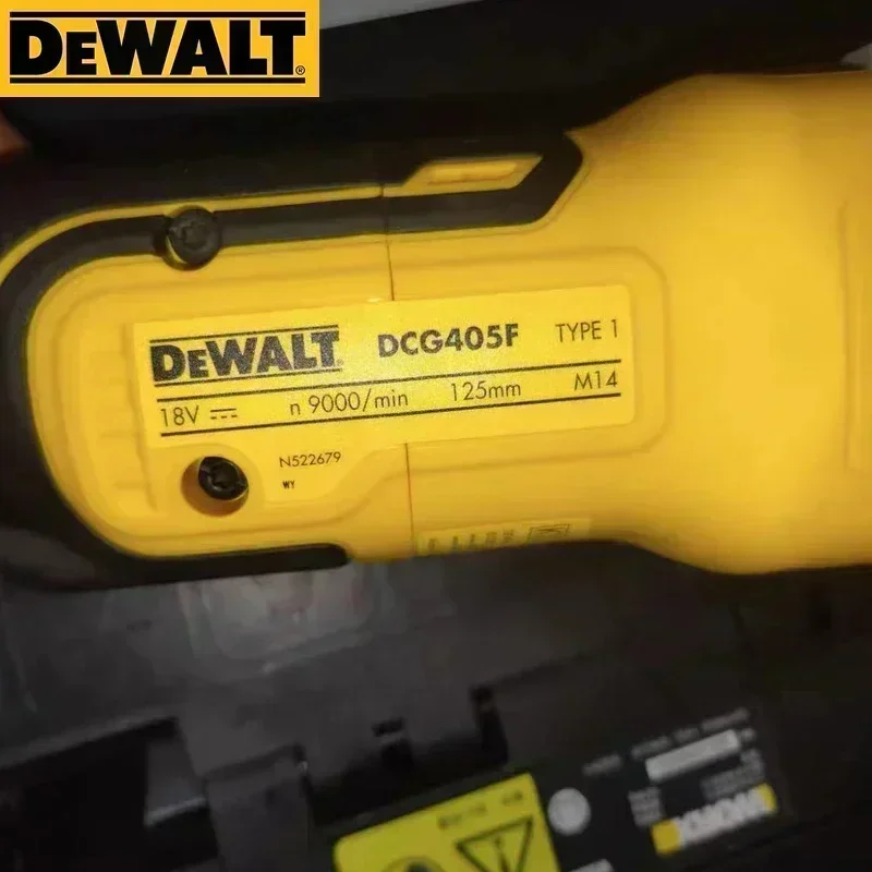 Угловая шлифовальная машина DEWALT 20 В бесщеточный двигатель режущий станок 125 мм