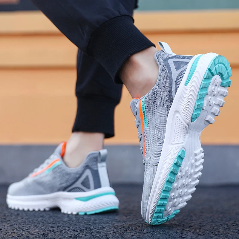 Golf Shoes Men's Outdoor Sports Shoes Men's Mesh Breathable Golf Shoes Non Slip Fitness Training Golf Jogging Walking Shoes