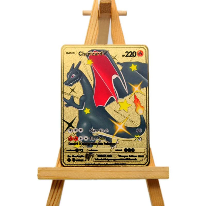 

New Pokemon Metal Cards, Anime Collection Cards, Game Battle Cards, Collection Gifts, Collection Albums, Send To Friends