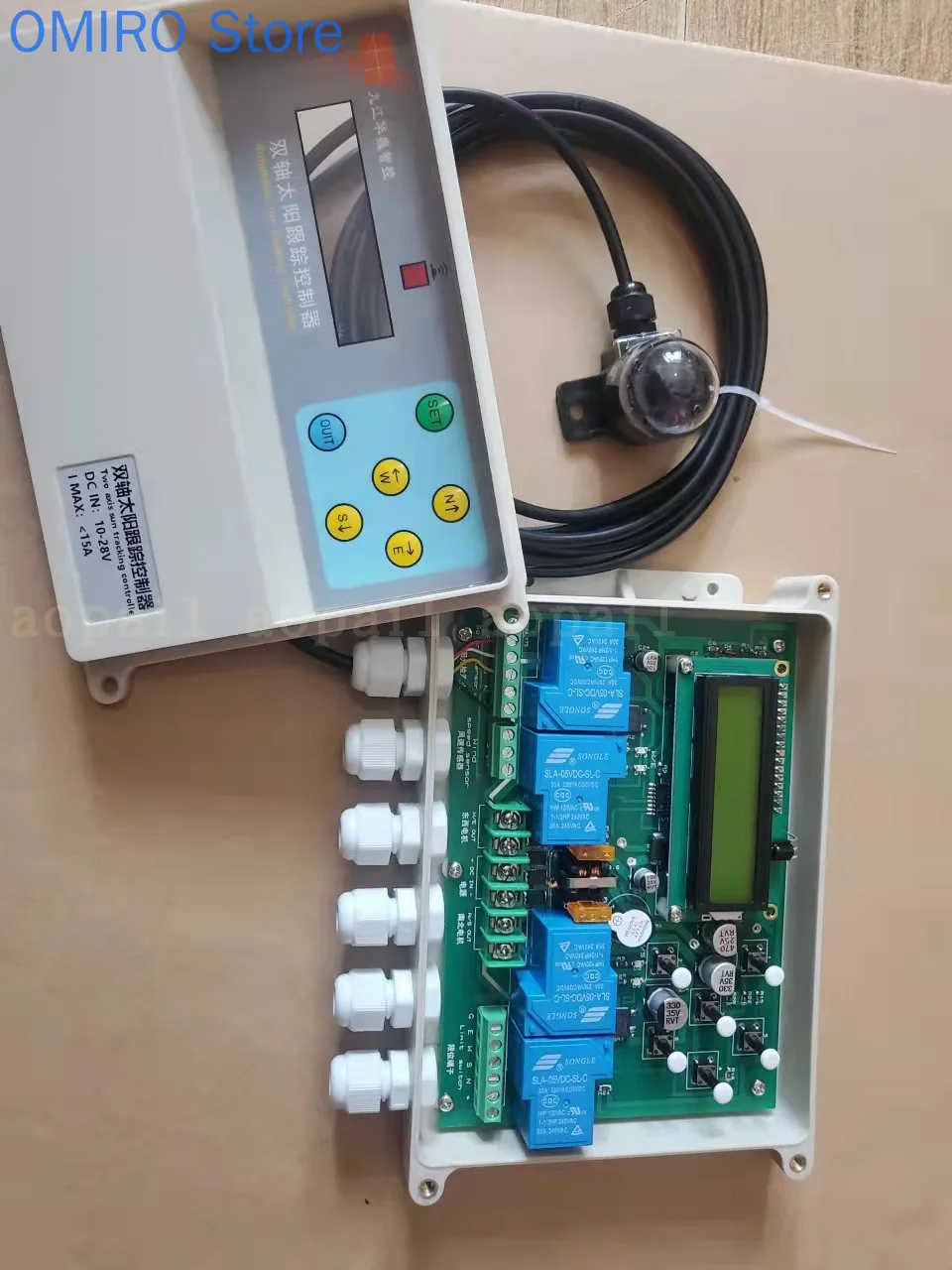 2022 новый контроллер солнечного трекера с двумя осями система автоматического