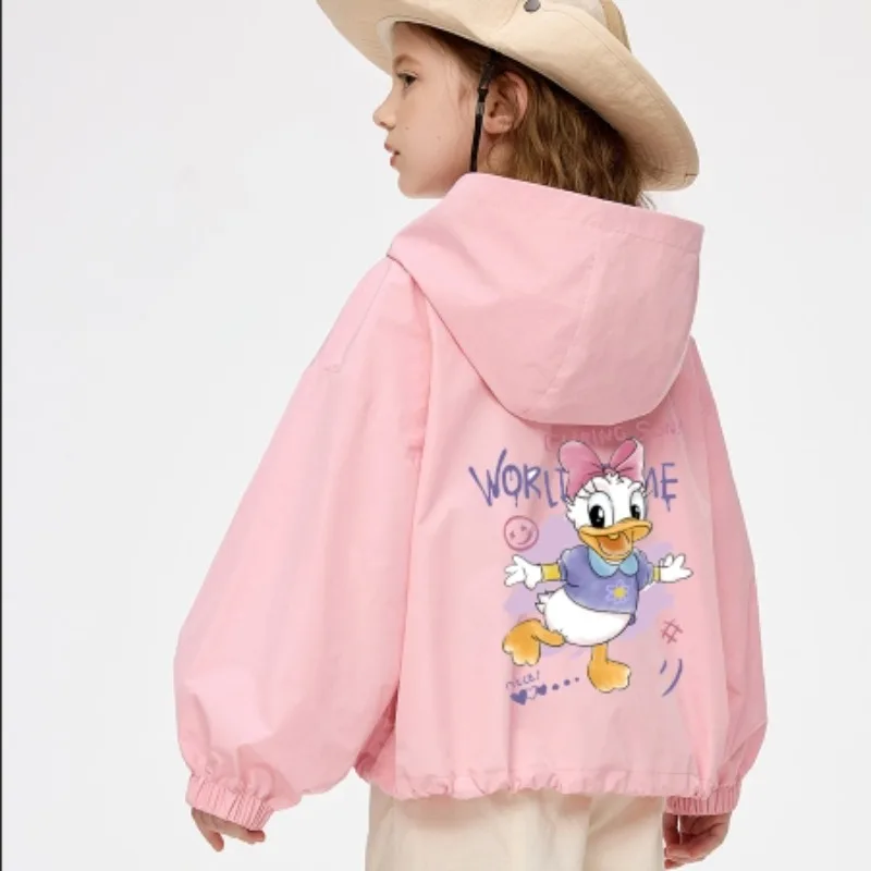 Disney Child Jacket Mickey Mouse Cute Coats Soft and Comfortable Windproof Waterproof Spring Autumn Styles Fashion Casuals Tops